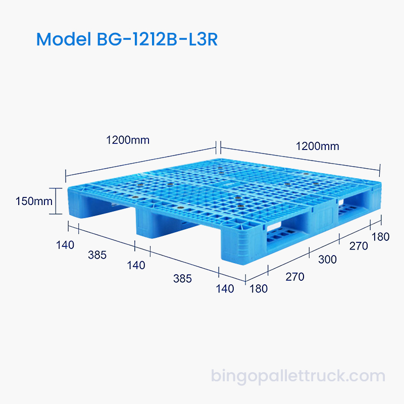 Kích thước đồng đều Pallet 1200x1200mm với các thanh thép Hoàn hảo cho hệ thống kho tự động