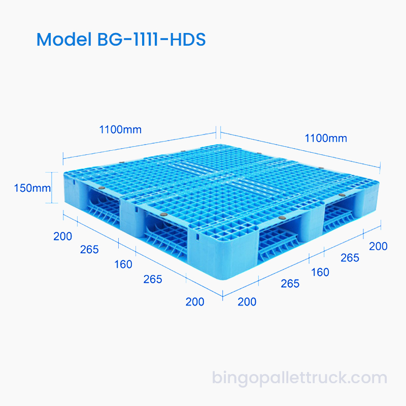 Pallet nhựa nặng hai mặt 1100x1100mm