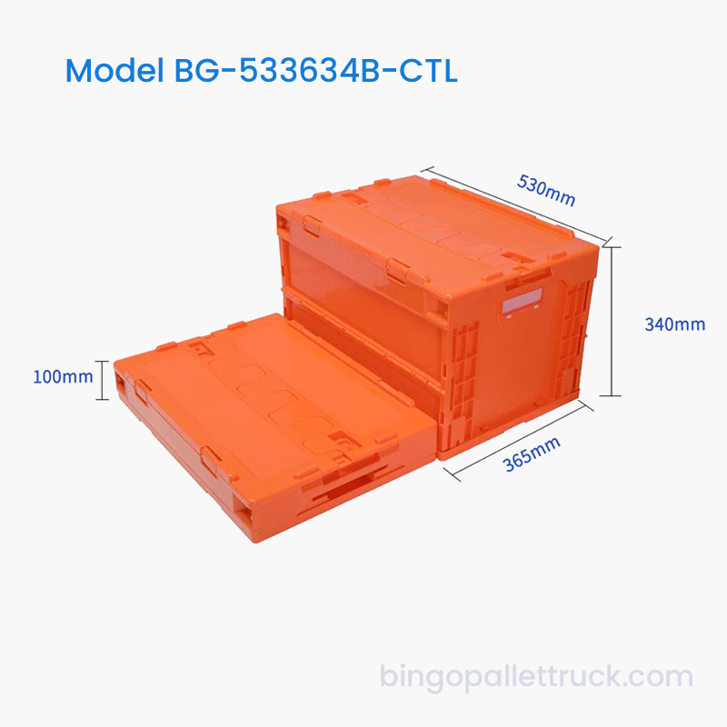 Tote nhựa gấp 50L có nắp