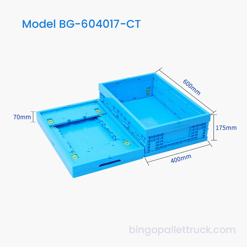 Hộp đựng bằng nhựa có thể gập lại 32L cho các bộ phận nhỏ