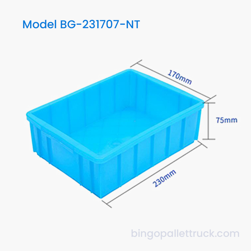 Hộp tote nhựa có thể lồng được 2L HDPE cho các bộ phận máy nhỏ