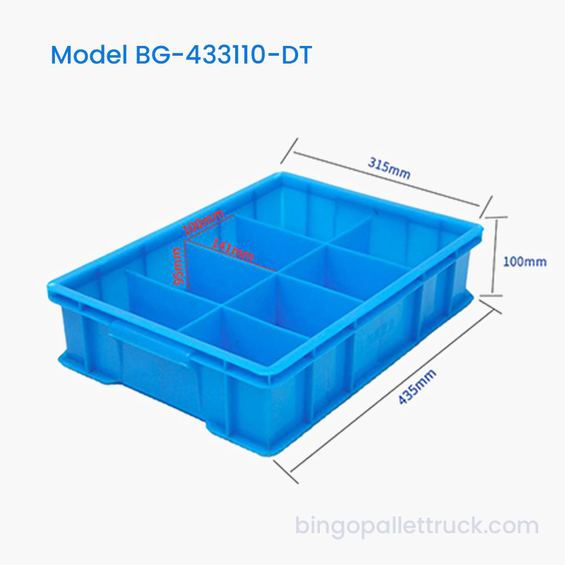 Hộp đựng đồ ăn bằng nhựa có thể chia 8 ngăn đựng đồ ăn tại căng tin