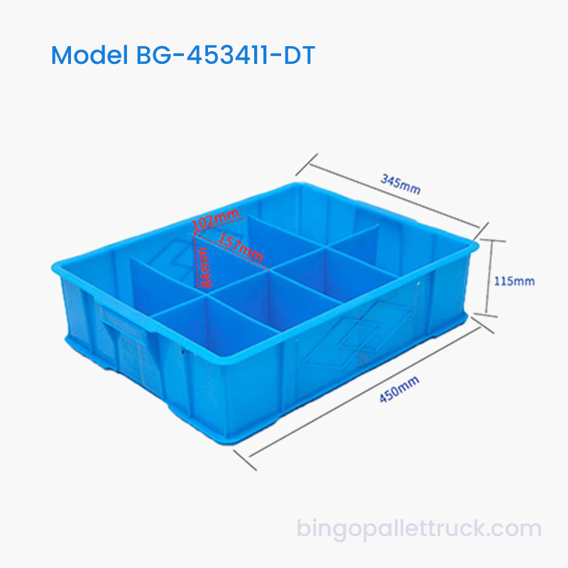 Tote nhựa có thể chia 8 ngăn để đựng thực phẩm nhỏ