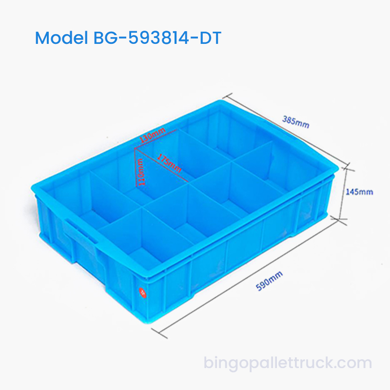 Tote nhựa có thể chia 8 ngăn để sử dụng bán lẻ các bộ phận nhỏ