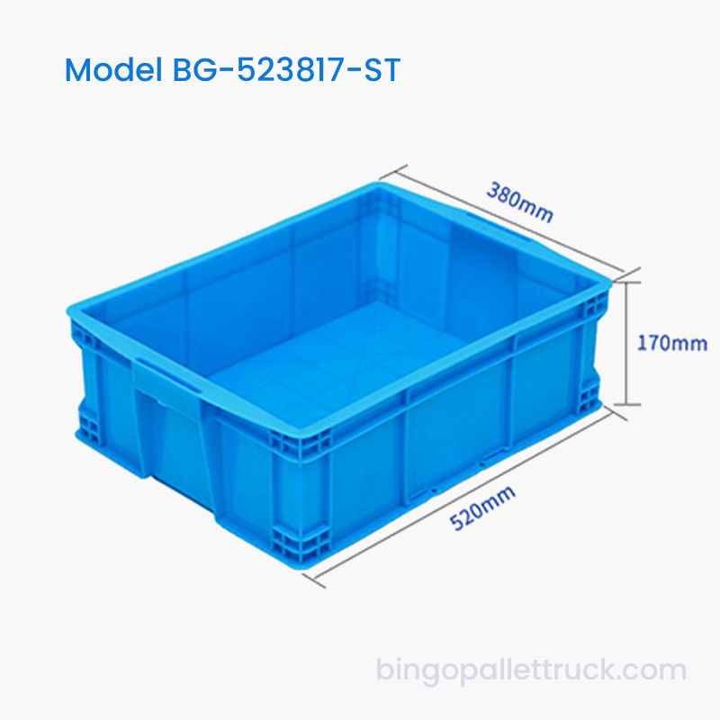 Hộp tote nhựa có thể xếp chồng lên nhau 26L HDPE dành cho phần cứng và ốc vít