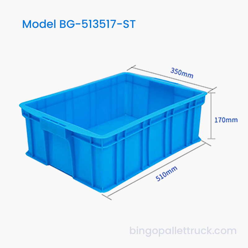 Thùng đựng hàng bằng nhựa có thể xếp chồng lên nhau 23L Thùng hậu cần HDPE