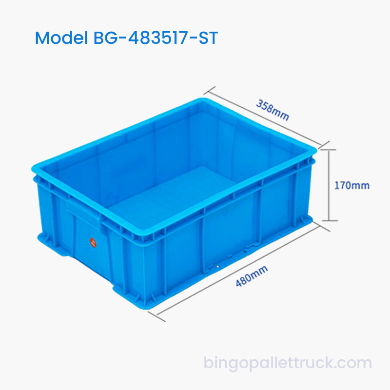 Hộp tote nhựa có thể xếp chồng lên nhau 23L đựng ốc vít và linh kiện nhỏ