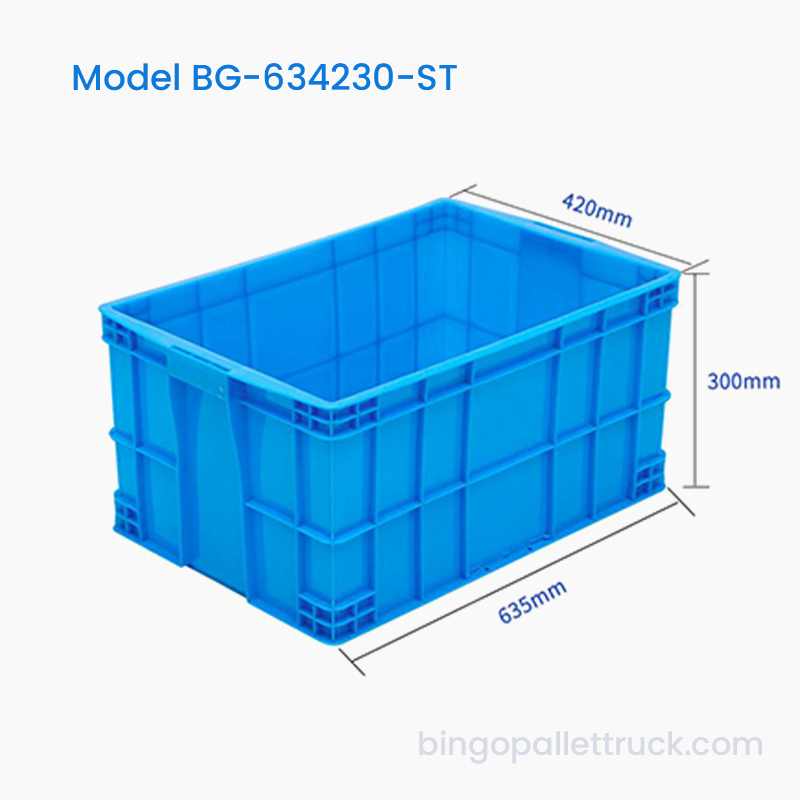 Thùng nhựa công nghiệp 65L có thể xếp chồng lên nhau