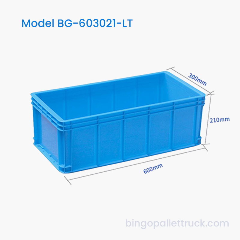 Hộp tote nhựa hậu cần 31L HDPE để phân loại kho