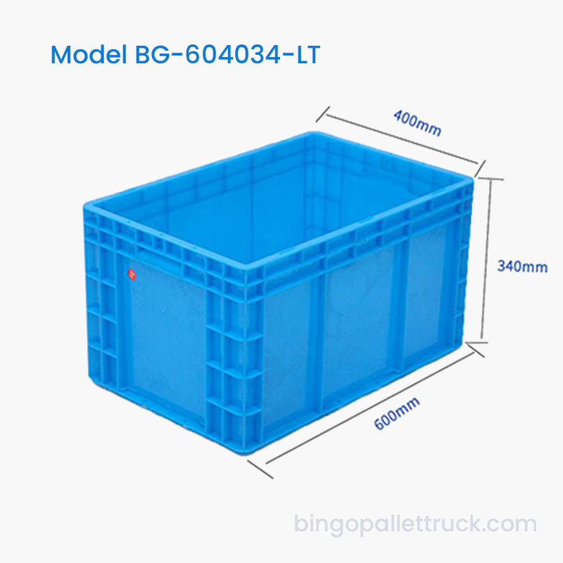 Tote nhựa hậu cần chống trượt 68L để phân loại hàng hóa lớn