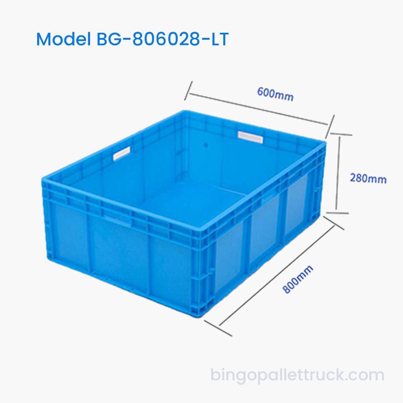 Tote nhựa có thể xếp chồng lên nhau 115L hạng nặng cho hậu cần nhà máy