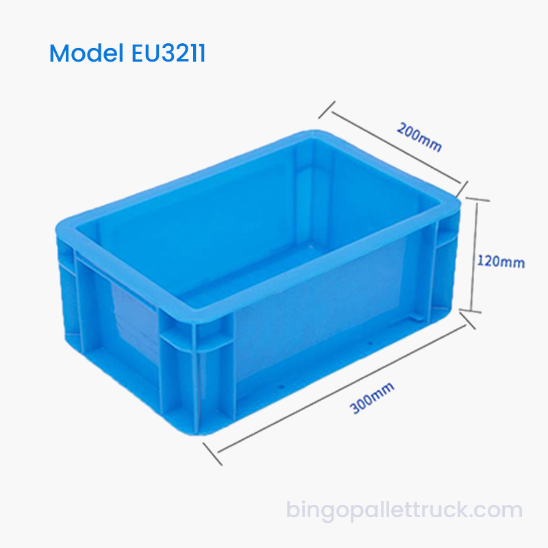 Hộp tote nhựa 4L EU dùng để lưu trữ công nghiệp