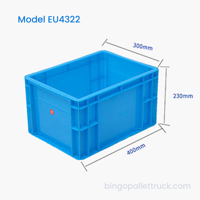 Hộp đựng bằng nhựa 21L EU Thùng lưu trữ bền để xử lý các bộ phận