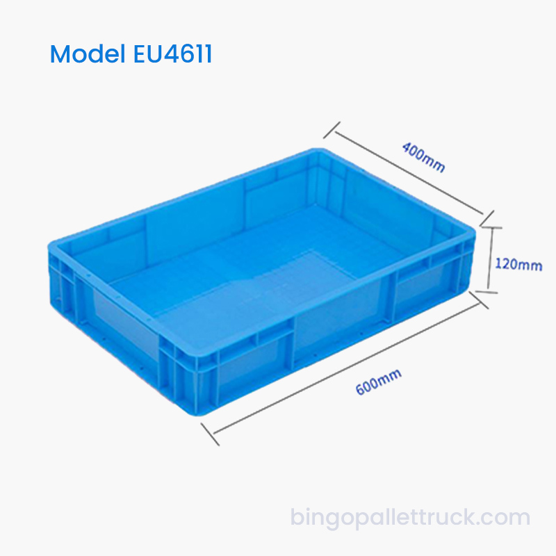 Thùng nhựa 22L EU đựng rau quả hậu cần