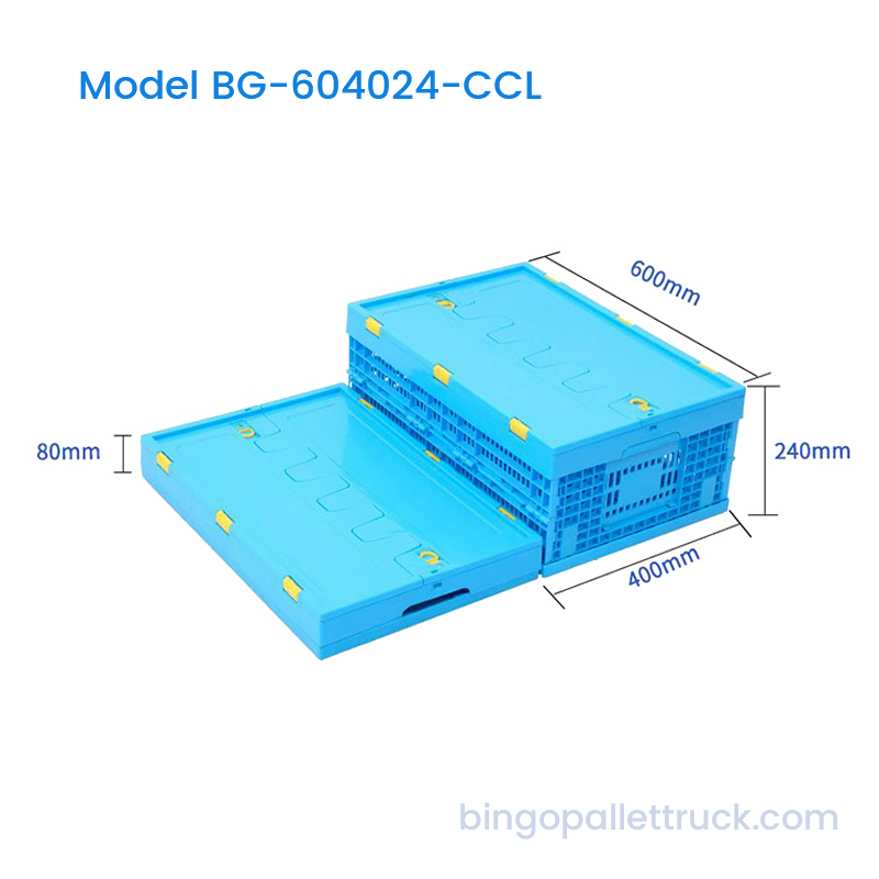 Thùng nhựa có thể gập lại dung tích cao 42L có nắp để hậu cần