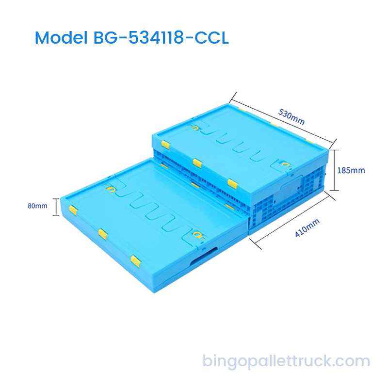 Thùng nhựa PP bền 30L có nắp gập
