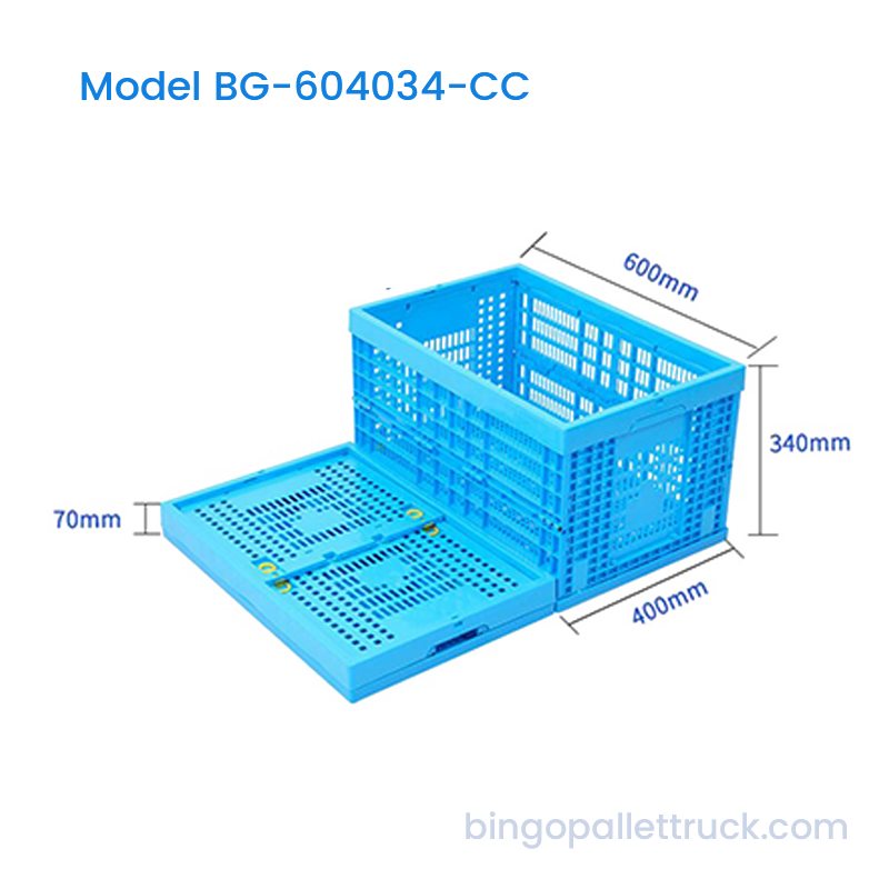 Thùng nhựa gập 65L để vận chuyển hàng rời