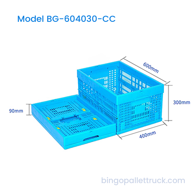 Thùng nhựa có thể gập lại dung tích cao 57L cho hậu cần thực phẩm