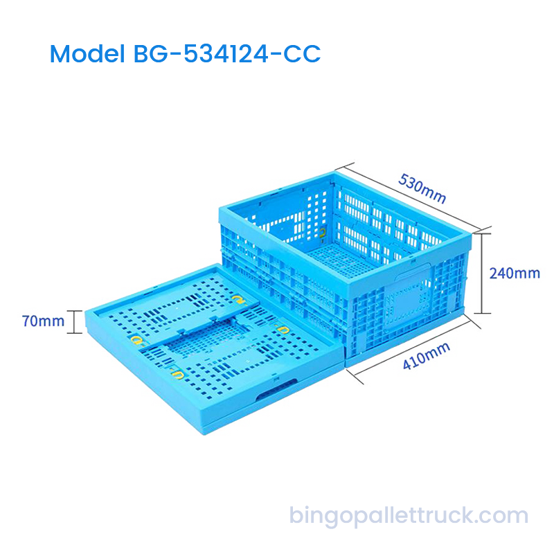 Thùng nhựa có thể gập lại 42L để lưu trữ bán lẻ