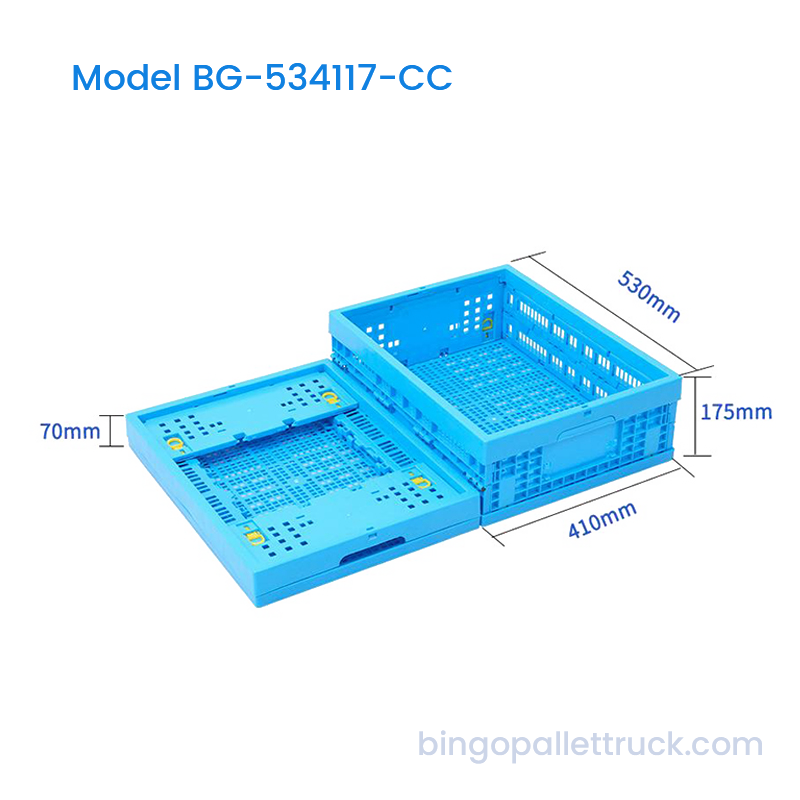 Thùng nhựa vận chuyển thực phẩm có thể gập lại 30L cho các mặt hàng thực phẩm nhỏ