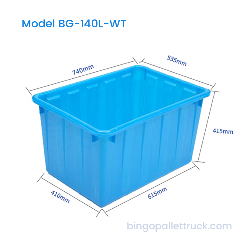 Bể chứa 140L HDPE để phân phối chất lỏng số lượng lớn bán lẻ và bán buôn