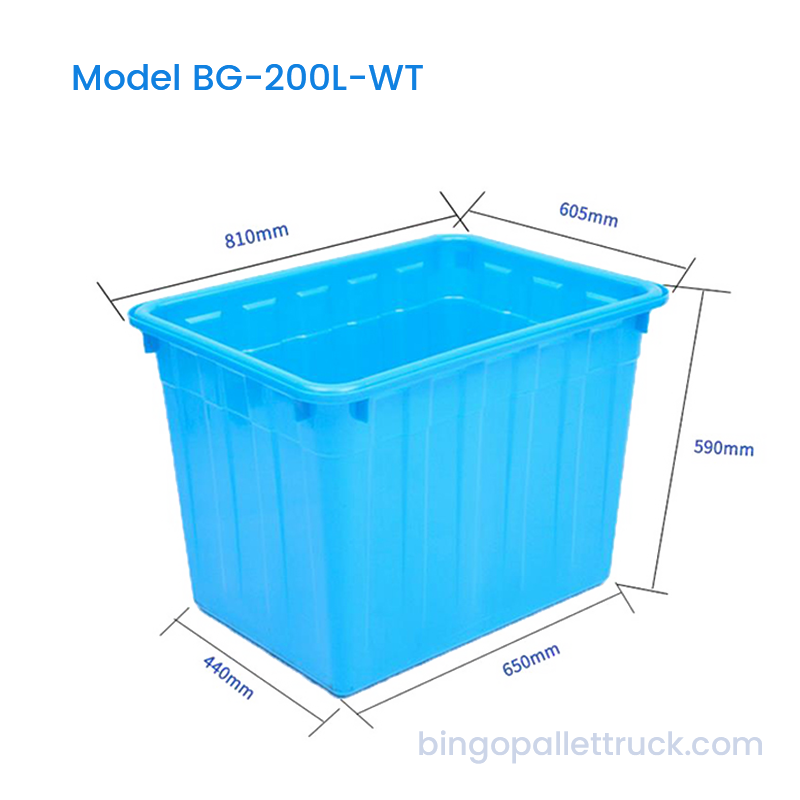 Bồn chứa nước HDPE 200L đựng thủy sản, hải sản