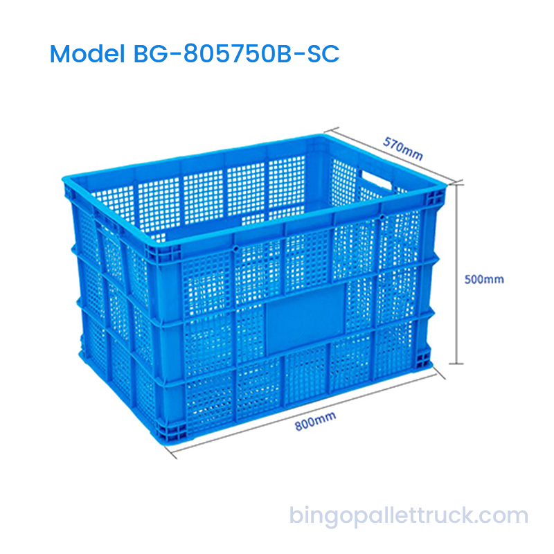 Thùng nhựa HDPE có thể xếp chồng lên nhau hạng nặng 194L cho các bộ phận của xưởng