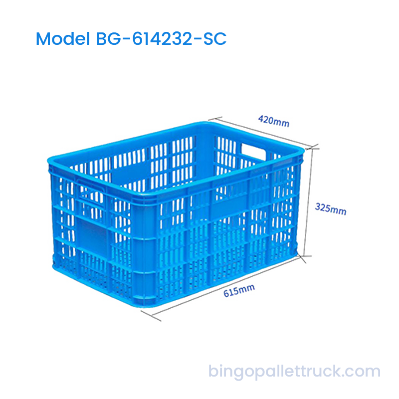Thùng nhựa có thể xếp chồng lên nhau 70L cho nhà kho và trang trại