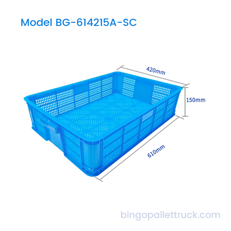 Thùng nhựa bền có thể xếp chồng lên nhau 31L để vận chuyển tôm sống