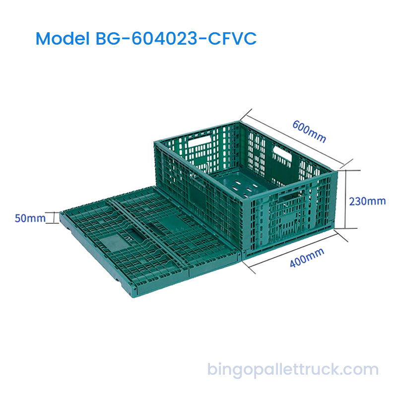 Thùng PP có thể gập lại 44L để bảo quản rau quả