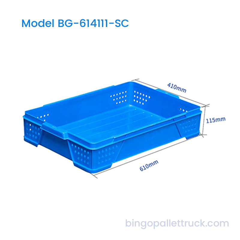 Thùng đựng bánh mì bằng nhựa HDPE 22L có thể xếp chồng lên nhau để sử dụng cho tiệm bánh