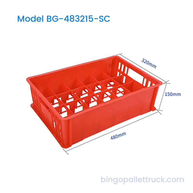 Thùng nhựa có thể xếp chồng lên nhau 18L cho nhà hàng và quán bar