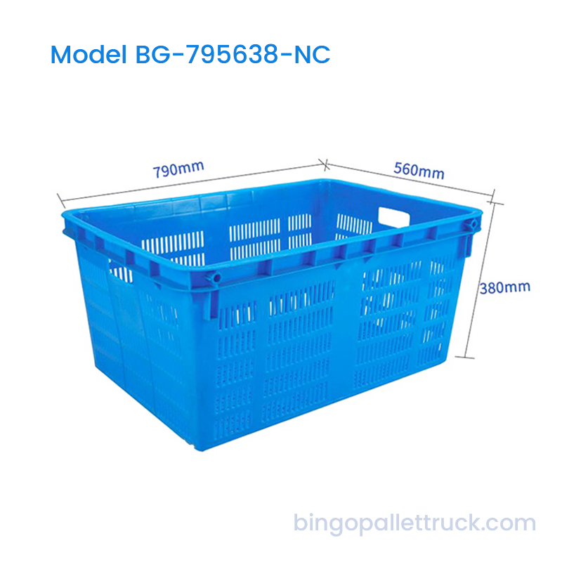 Thùng nhựa có thể lồng 134L để vận chuyển rau quả
