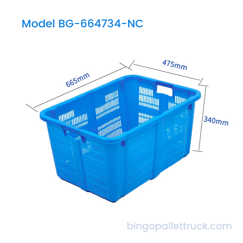 Giỏ nhựa nặng 88L có thể lồng được để thu hoạch số lượng lớn