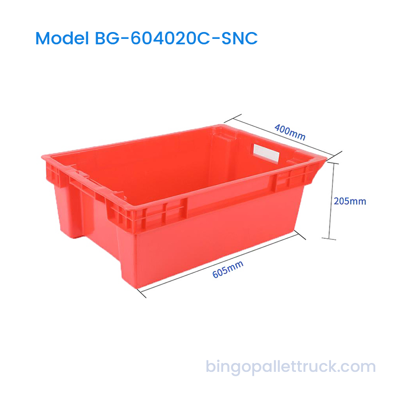 Thùng nhựa có thể xếp chồng lên nhau và lồng vào nhau 40L