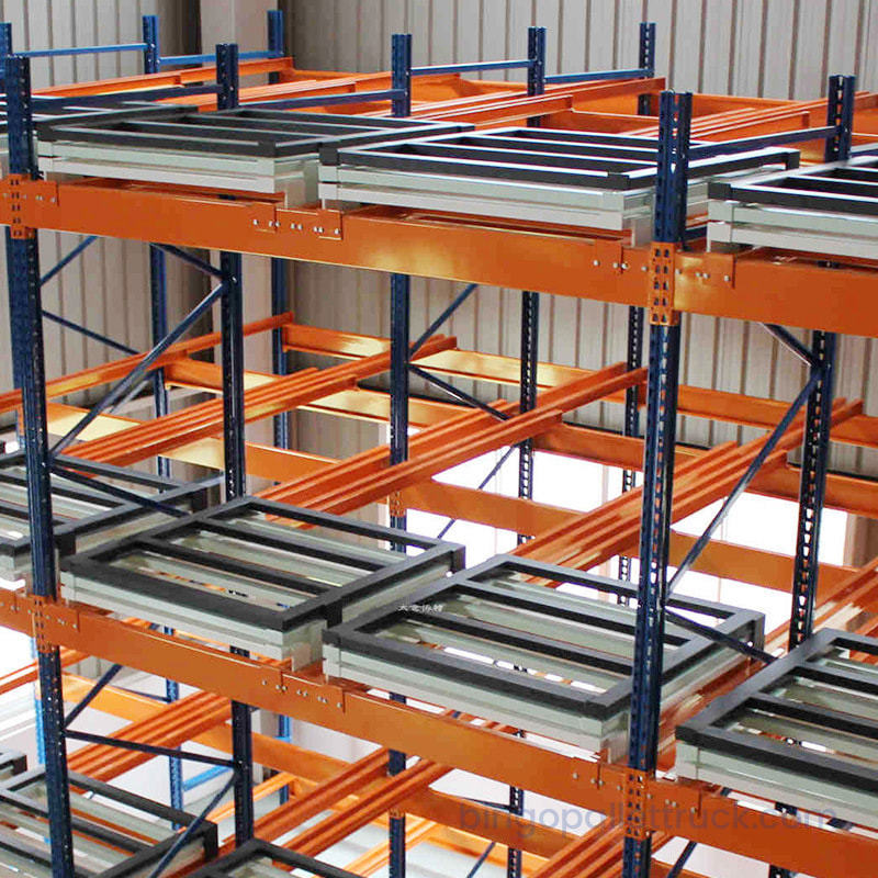 Giá đỡ đẩy ngược tùy chỉnh cho giải pháp lưu trữ mật độ cao LIFO hạng nặng