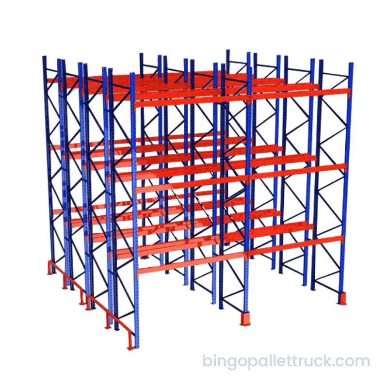 Giá đỡ sâu đôi tùy chỉnh cho giải pháp lưu trữ mật độ cao chọn lọc hạng nặng