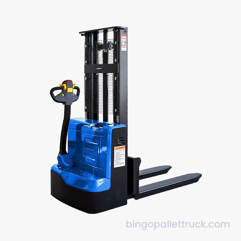 Xe nâng công nghiệp Walkie Stacker chạy điện 1500kg
