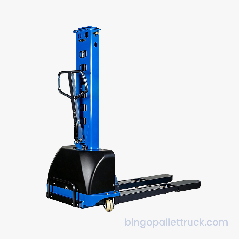 Xe nâng tự nâng hoàn toàn bằng điện 1000kg để nâng đuôi xe tải và tải trên mặt đất