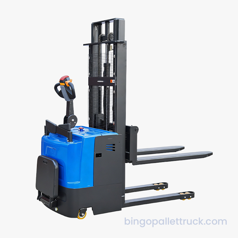 Xe xếp đứng chạy bằng điện EPS 2000kg chạy bằng pin