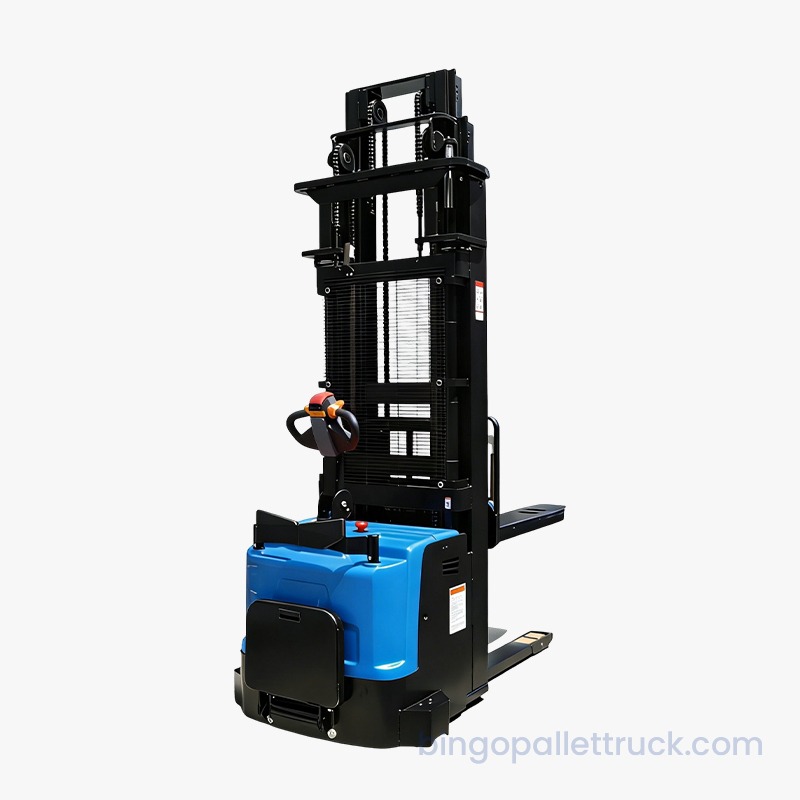 Xe xếp đứng ba cột điện 2000kg EPS cho phạm vi tiếp cận cao