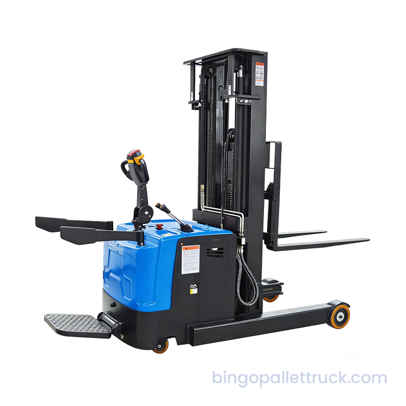 Xe nâng tầm cao chạy điện EPS 1500kg dành cho giá đỡ trên cao và lối đi hẹp